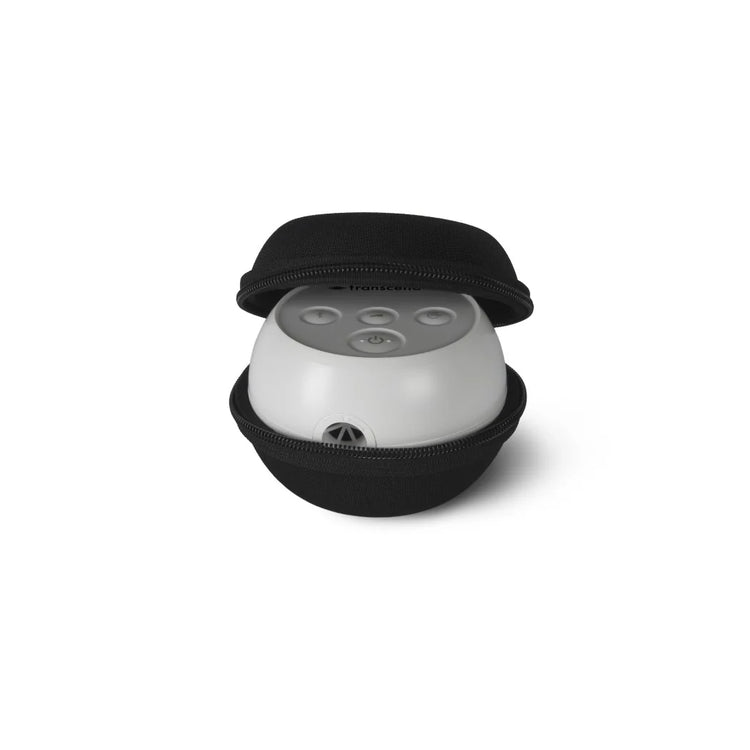 Étui rigide de voyage sur mesure pour CPAP Transcend Micro avec intérieur absorbant les chocs ouvert