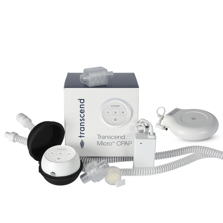 Combo CPAP de voyage Transcend Micro 510 et batterie portable PowerAway pour thérapie sans fil