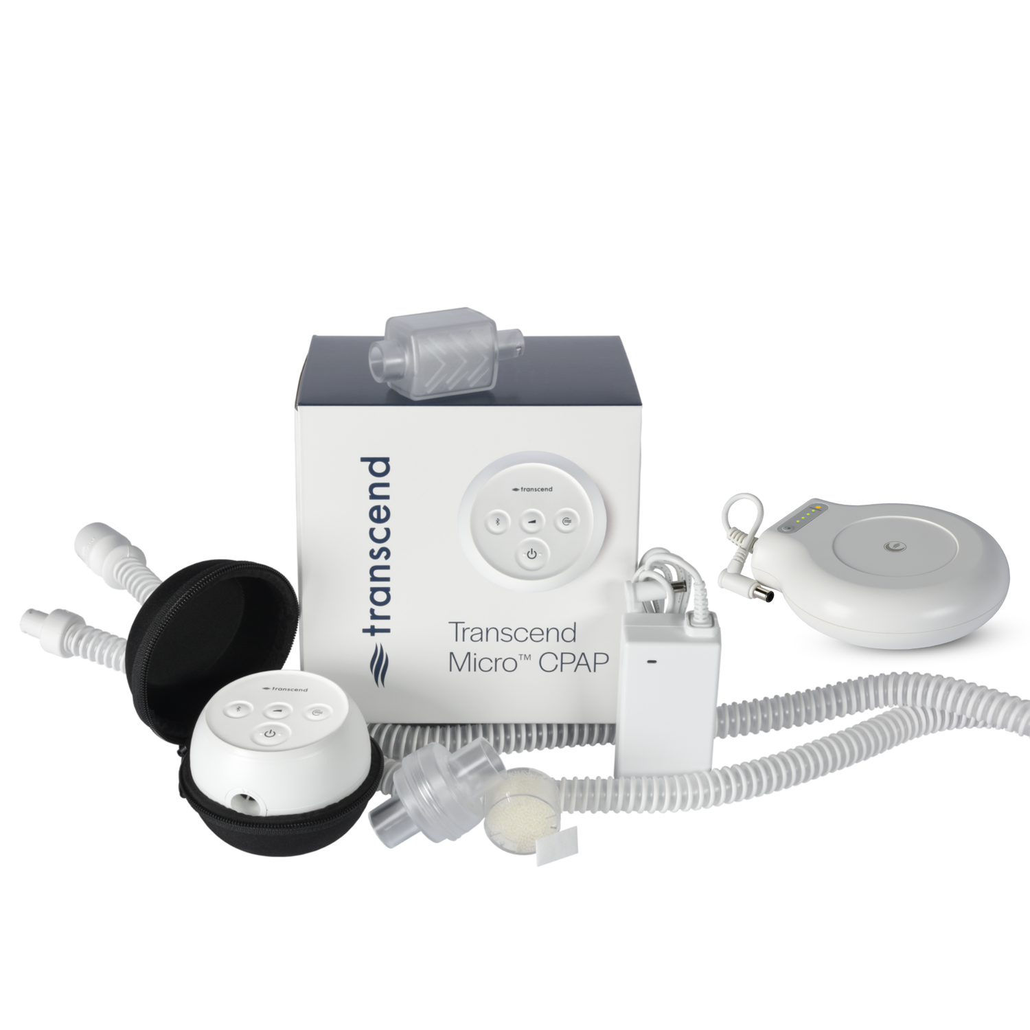 Combo CPAP de voyage Transcend Micro 510 et batterie portable PowerAway pour thérapie sans fil