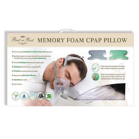 Best In Rest Oreiller De Mousse Mémoire Cpap
